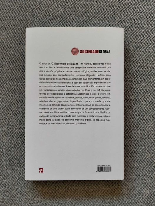 Livro "A lógica oculta da vida" de Tim Harford