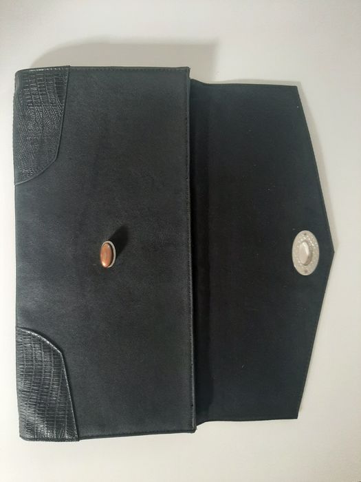 Kopertówka czarna duża praktyczna bardzo dobry stan NEXT