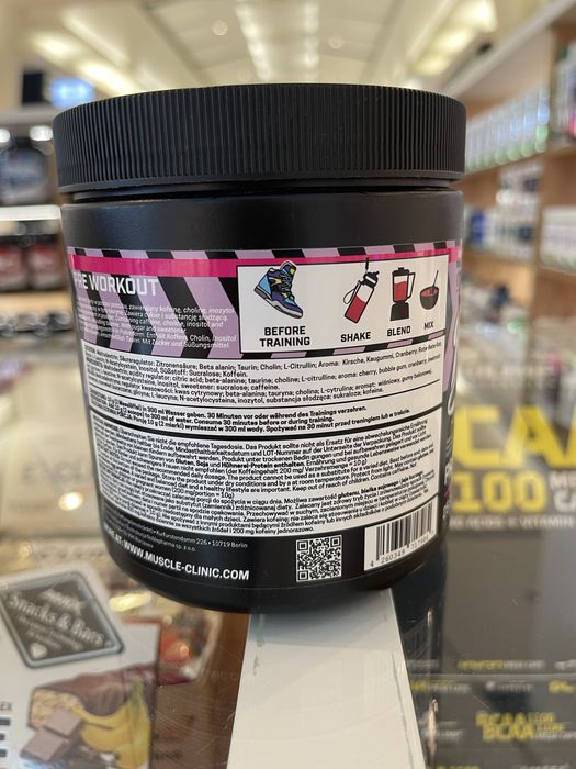 Przedtreningówka Muscle Clinic Boost 250G guma balonowa pompa RADOM