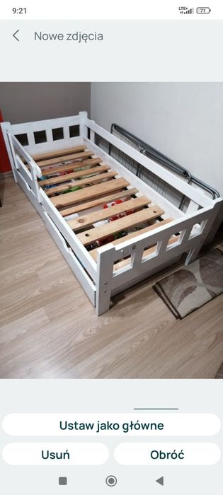 Łóżko młodzieżowe sosna