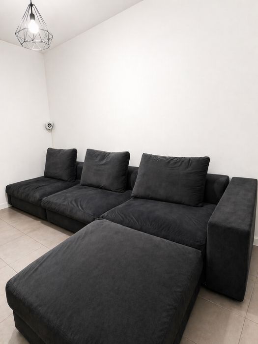 Sofá modular com chaise longue – confortável e prático