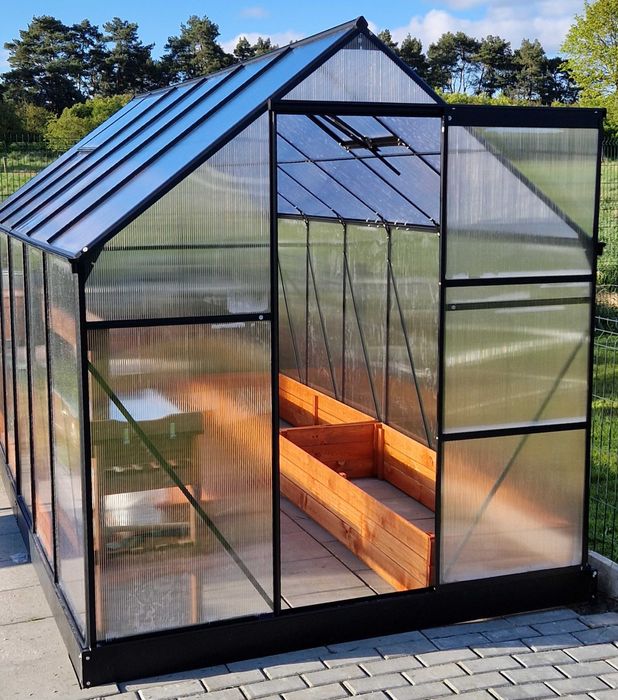 PROMOCJA Szklarnia ogrodowa 5,89 M2 aluminiowa darmowa dostawa