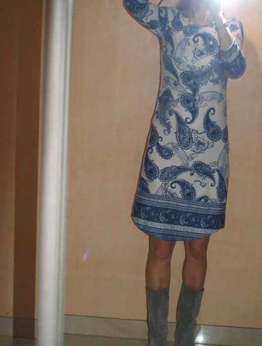 NLY Trend pięknie dopasowana sukienka baby blue w rozm.XS