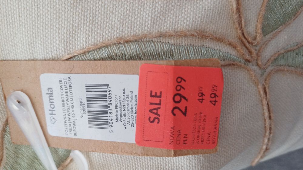 Dwie ozdobne poduszki Homla