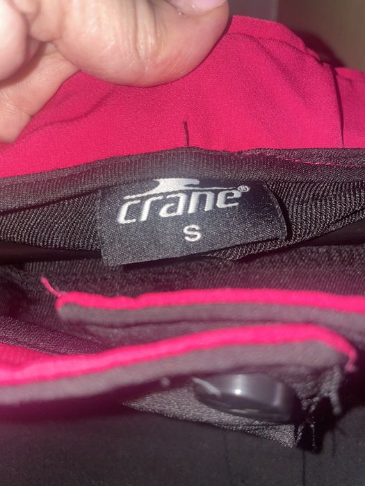 Spodenki softshell czarne Crane S z metki