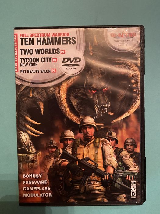 Dwa zestawy gier na PC