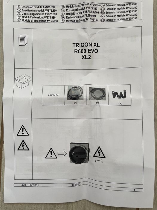 Siemens AVS75.390/101 (Модуль розширення)