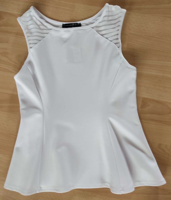 Primark, Nowa Biała bluzeczka bardzo elegancka 42