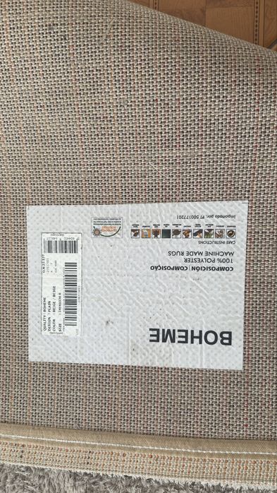 Tapete BOHEME cinza 240cm x 330cm