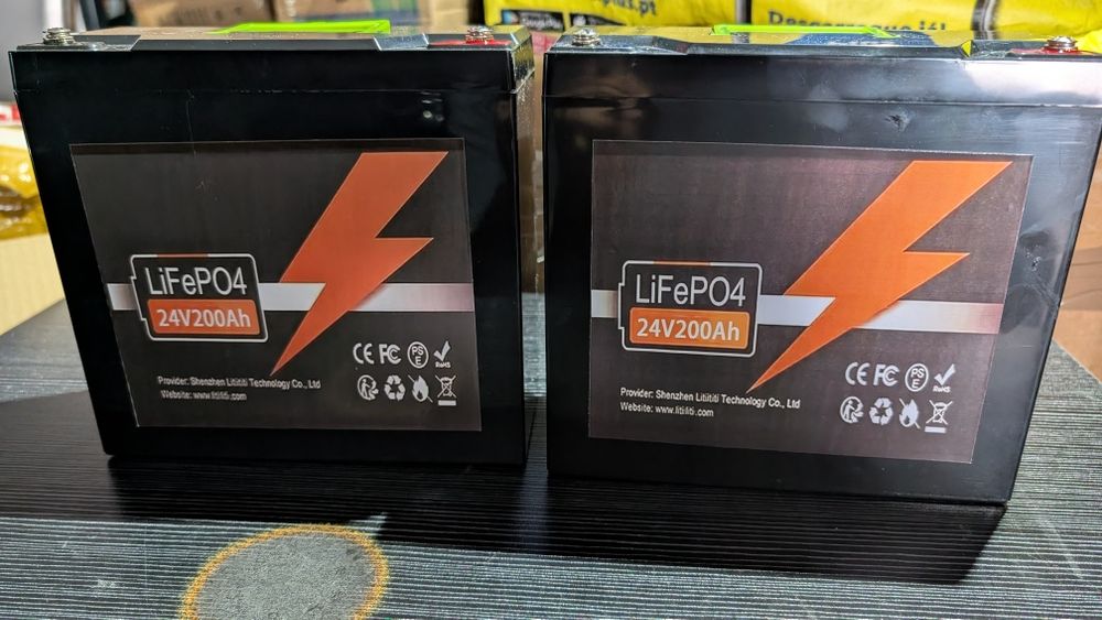 2 x baterias LiFePO4 24V 200A
