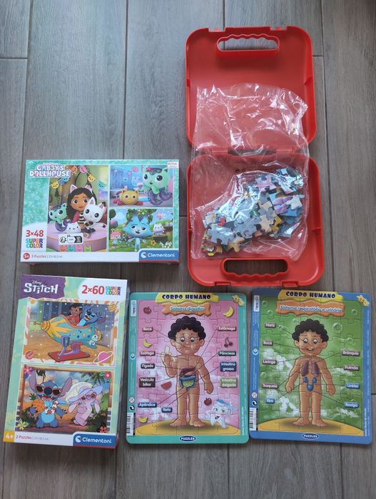 Conjunto puzzles 4 anos