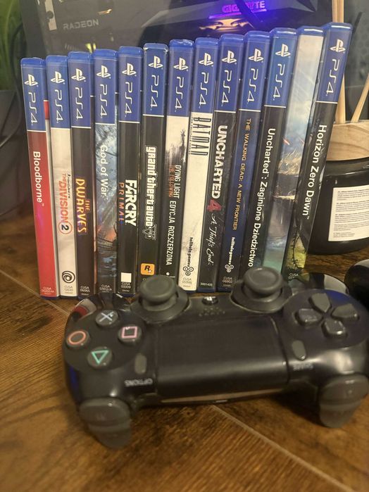 PS4 Slim+ gry god of war Ragnarok i inne.