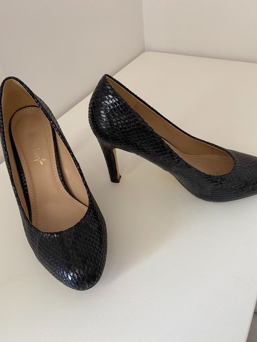 Buty czarne czolenka