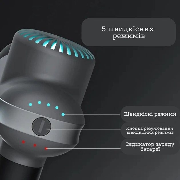 ударний масажер Booster Lightsaber mini .  З гарантією на 12 міс.