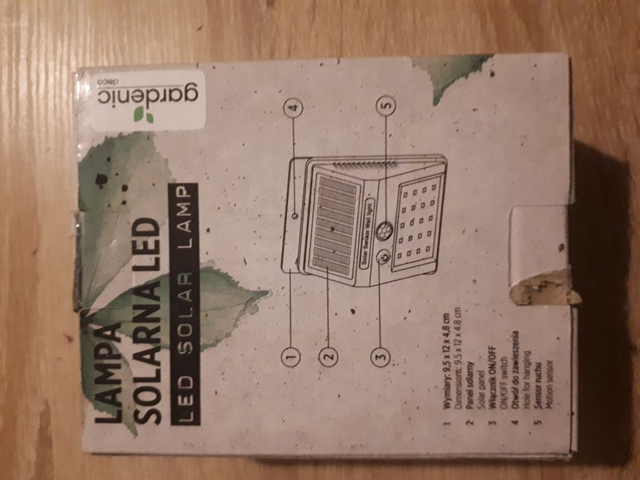 Lampka solarna led