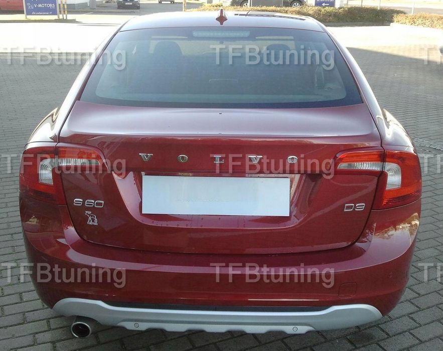 spoiler dokładka zderzaka tył volvo v60 s60 2010-2018 tfb tuning wyp