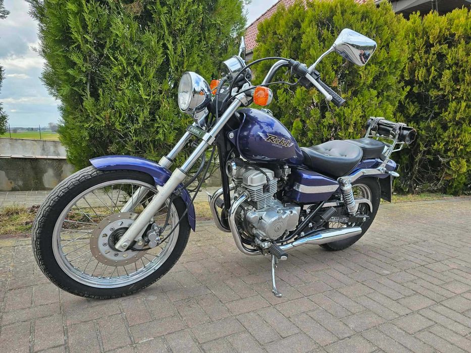 Honda Rebel 125, kat B,A1, 15tys km, Stan Bdb, mega utrzymana do jazdy