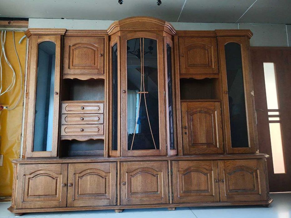 Szafa z płyty okleinowej lity dąb