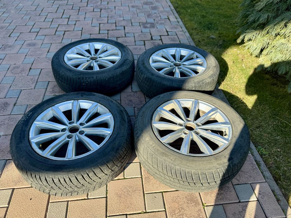 Оригінальні диски VW PASSAT B8 R17 5x112 London із зимовою резиною