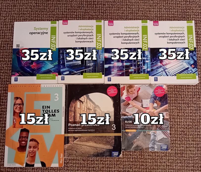 Książki do klas 1,2,3