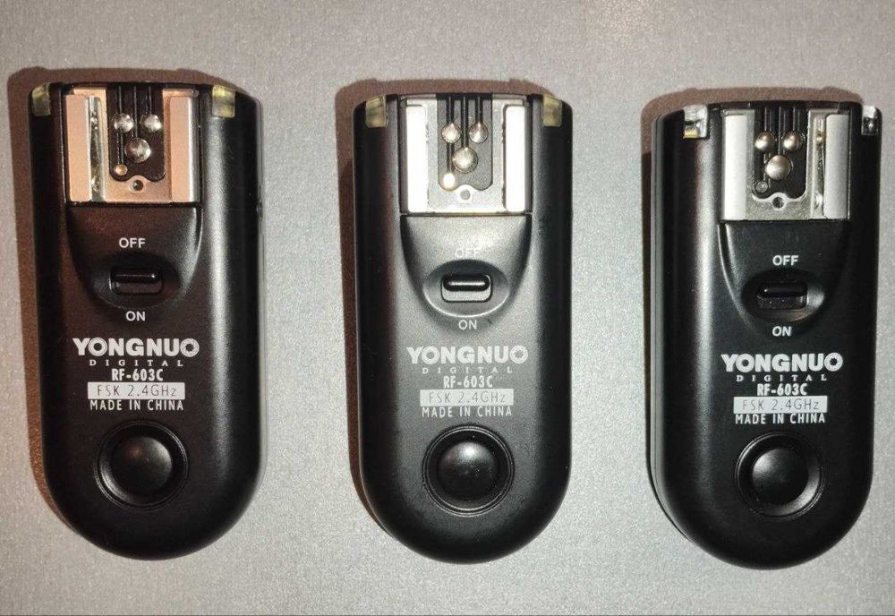Радиосинхронизаторы Yongnuo RF-603C - 3 шт