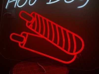 Вивіски кава, неонова вивіска на замовлення, неоновая вывеска кофе