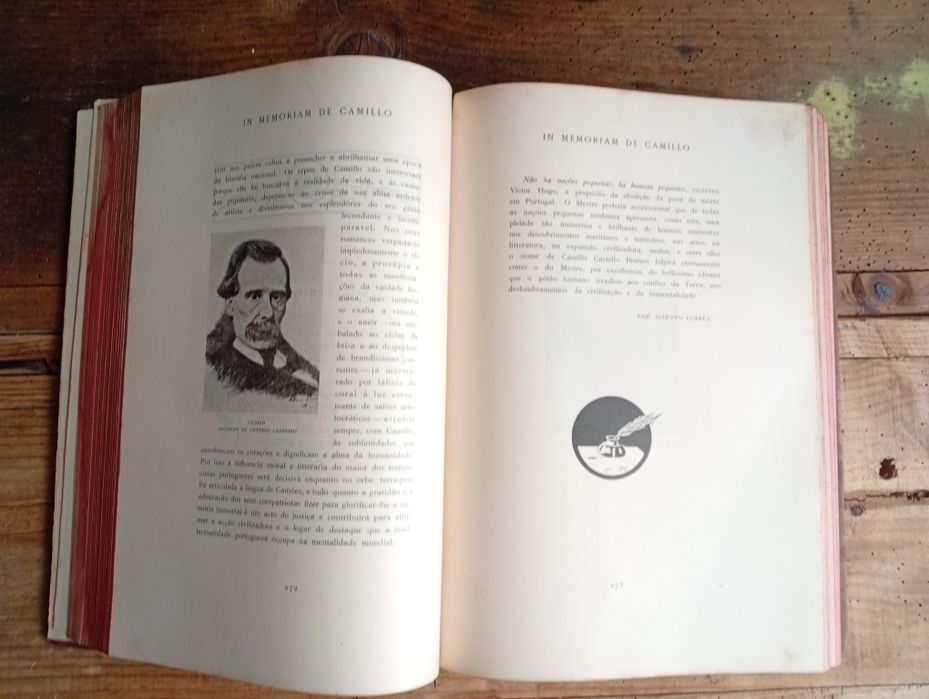 Livro  "In Memoriam de Camillo"