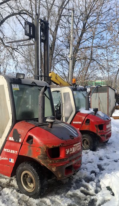 Wozek widłowy terenowy manitou 2szt perkins