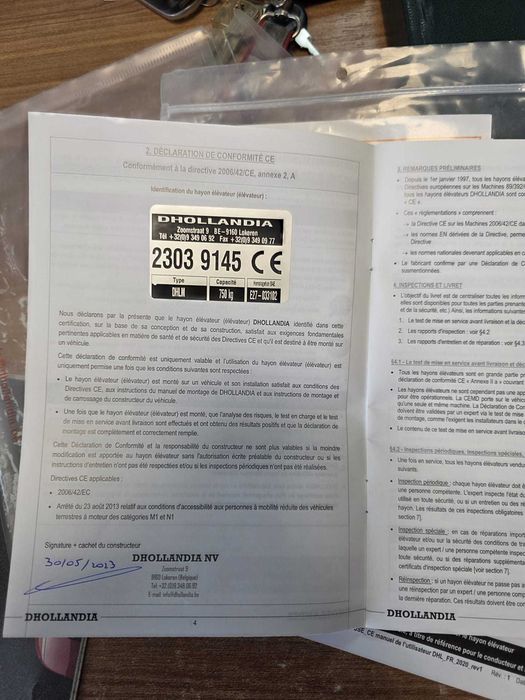 Sprzedam rampa załadowcza, winda ,2023 rok, Mercedes  Sprinter