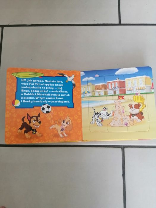 Książka z puzzlami Paw Patrol