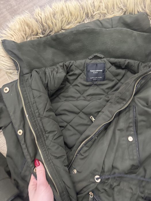 Kurtuka zielona khaki zara