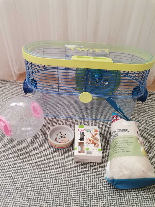 Gaiola Hamster Habitrail Twist + Acessórios