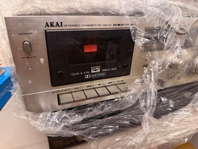 Akai GXC-706D Stereo Cassette Deck Vintage - Para Peças / Restauro