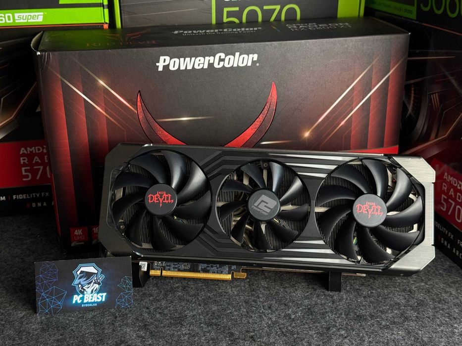 Відеокарта PowerColor Red Devil Radeon RX 6800 XT 16GB GDDR6 | МАГАЗИН | Гарантія 90 днів