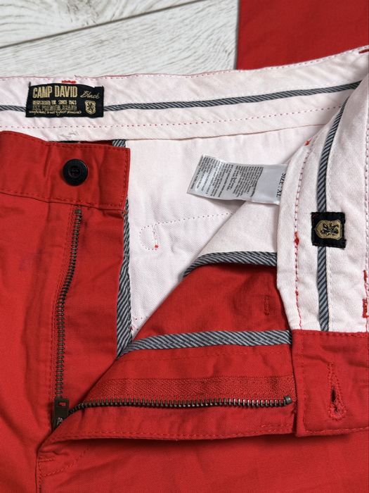 Camp David Stylowe spodnie styl chino -casualowy styl