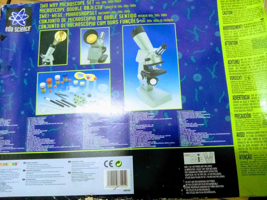 Bom microscópio  a funcionar bem