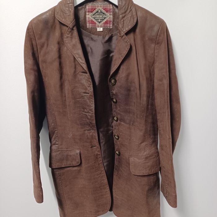 Casaco de pele usada