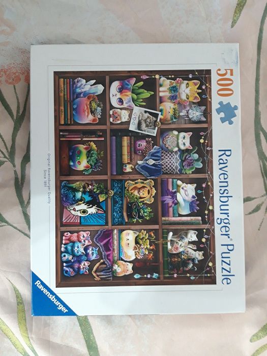Puzzle -kompletne- zestaw- 8 sztuk- ravensburger- interdruk