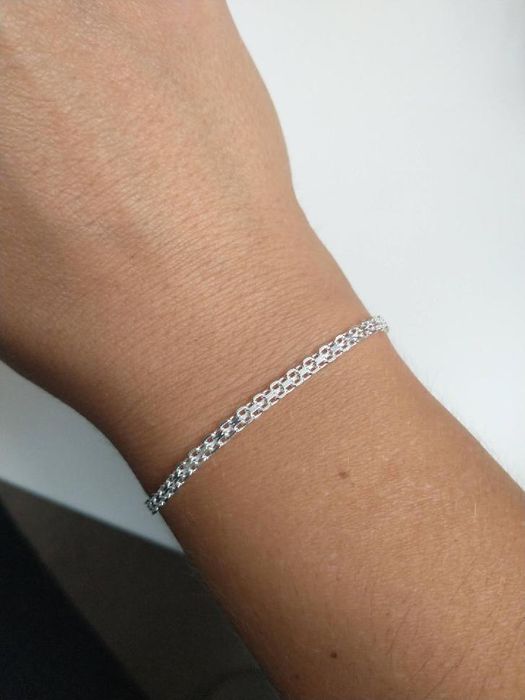 Bransoletka "Bismarck" srebro 925