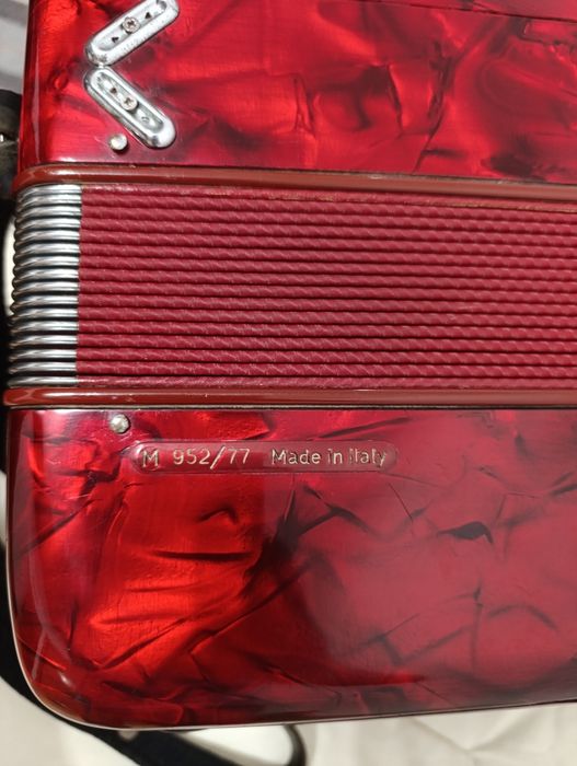 Acordeão Scandalli de botões - Made in Italy (1977)