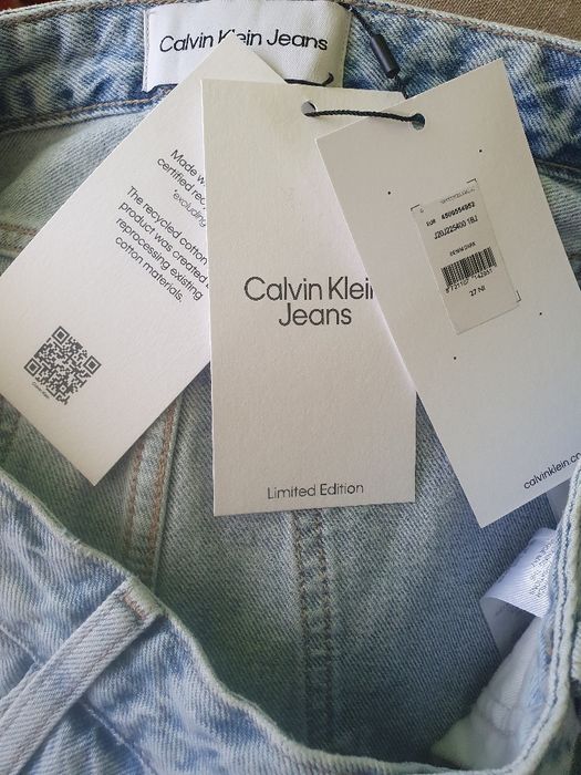 Długa spódnica jeansowa Calvin Klein