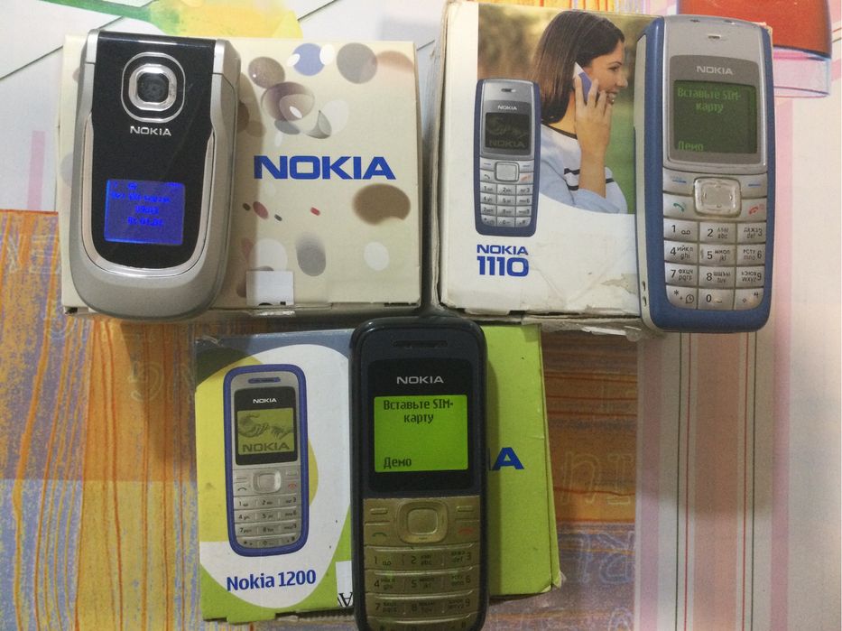 Нокия 2760, Нокия 1200,Нокия 1110.