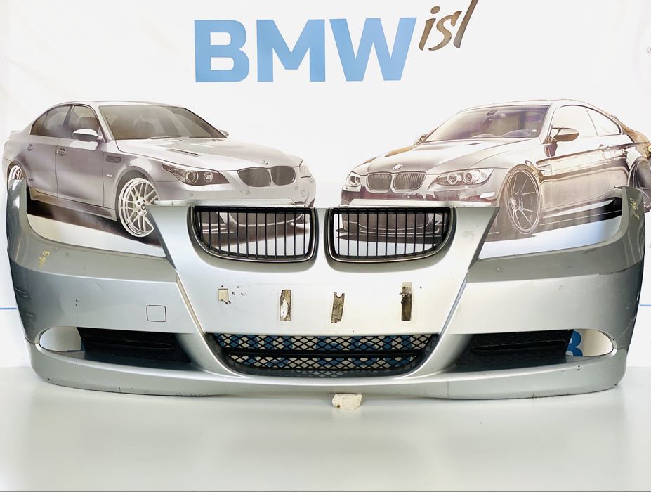 Бампер BMW E90 E91 354 Titan Silver Сірий Передній Бампер БМВ Е90 Е91