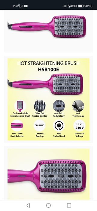 Suszarka do włosów prostownica babyliss