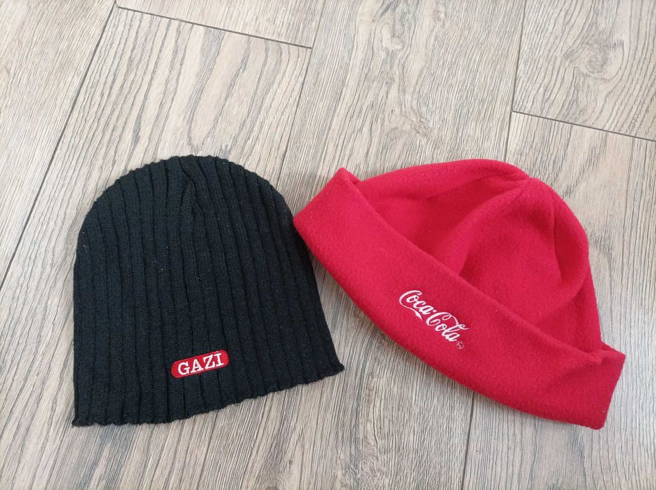 Czapki, czarna,  Coca cola