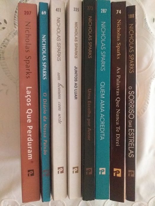 Vários livros *NICHOLAS  SPARKS *