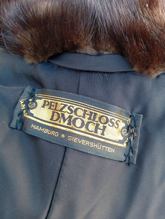 Futro naturalne płaszcz Norka