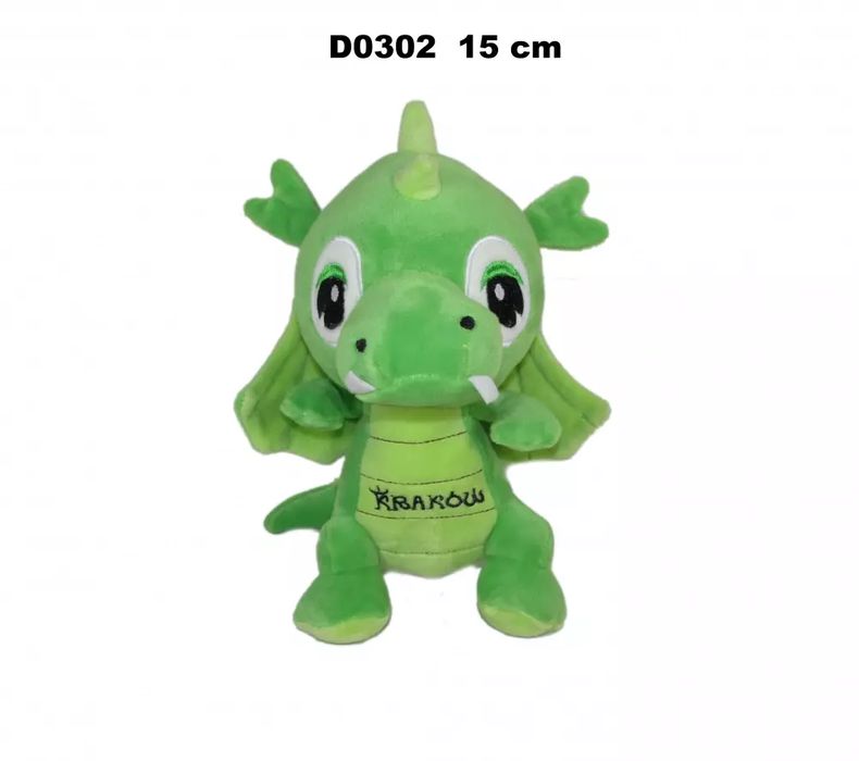 Pluszak Dino 15cm z Napis Krakow Sa. Nowy Produkt