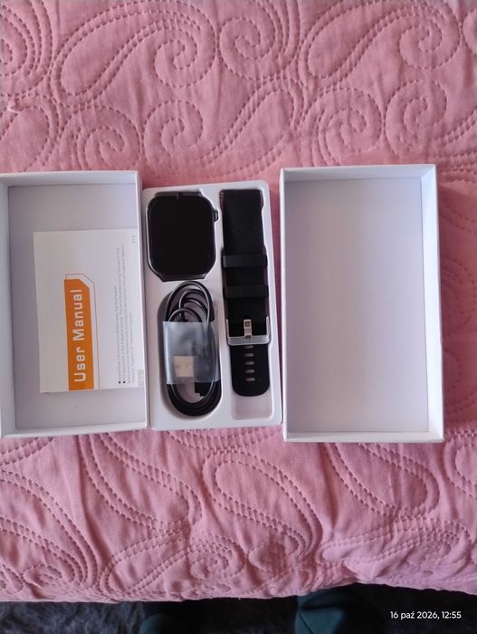 Smartwatch  medyczny Lgnitek A2- rozmowy EKG cukier