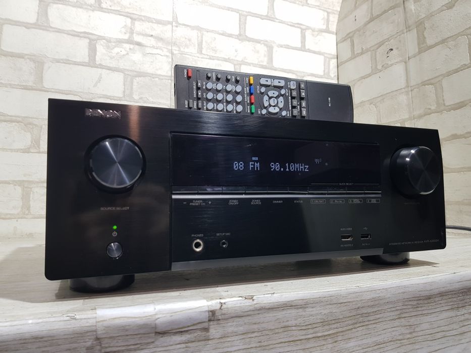 7.2 AV ресивер DENON AVR X2500, *7x150 Вт, Wi-Fi, BТ,HEOS,Alexa,Atmos
